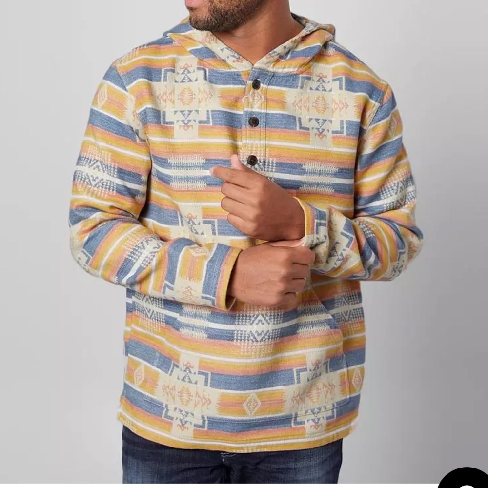 Pendleton Southwestern Beach Henley Hoodie